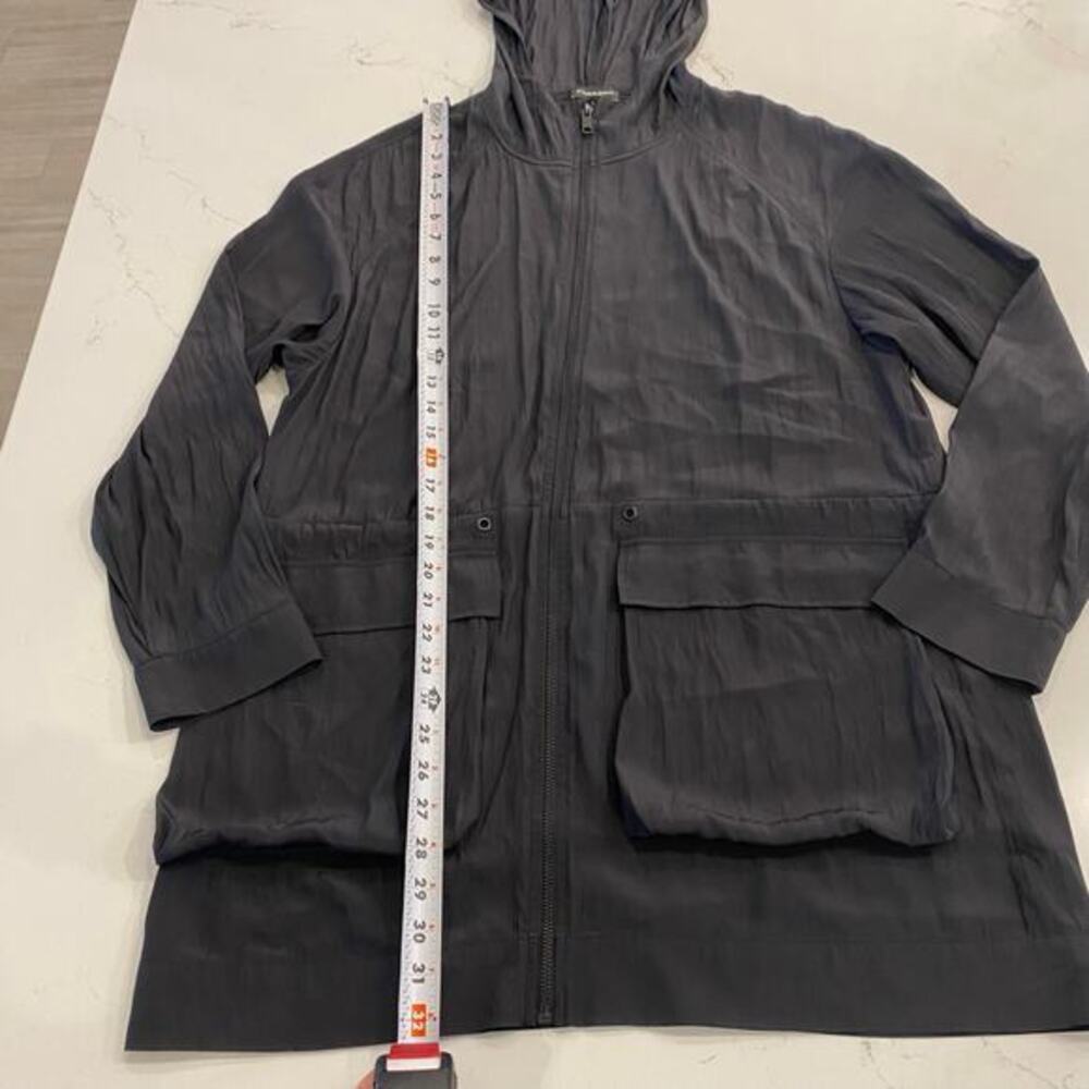 Carbon38 The Easy Jacket Full Zip Lightweight in Black Size Small - Picture 7 of 8